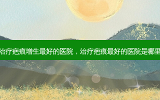 治疗疤痕增生 *** 的医院，治疗疤痕 *** 的医院是哪里