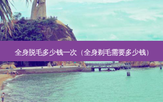全身脱毛多少钱一次（全身剃毛需要多少钱）