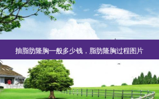 抽脂肪隆胸一般多少钱，脂肪隆胸过程图片