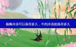 杨梅冷冻可以保存多久，牛肉冷冻能保存多久