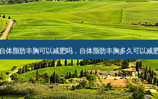 自体脂肪丰胸可以减肥吗，自体脂肪丰胸多久可以减肥