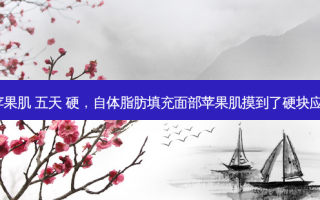 自体脂肪 苹果肌 五天 硬，自体脂肪填充面部苹果肌摸到了硬块应该怎么保养