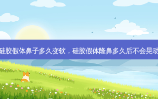 硅胶假体鼻子多久变软，硅胶假体隆鼻多久后不会晃动