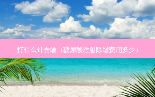 打什么针去皱（玻尿酸注射除皱费用多少）