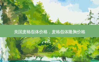 美国麦格假体价格，麦格假体隆胸价格