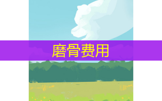 磨骨费用