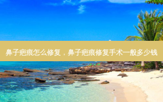 鼻子疤痕怎么修复，鼻子疤痕修复手术一般多少钱