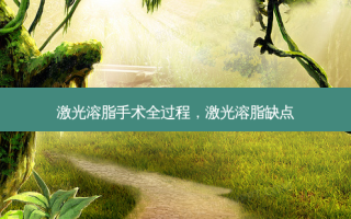 激光溶脂手术全过程，激光溶脂缺点