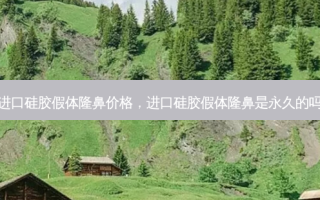 进口硅胶假体隆鼻价格，进口硅胶假体隆鼻是永久的吗