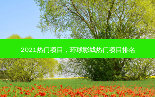 2021热门项目，环球影城热门项目排名