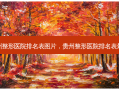 贵州整形医院排名表图片，贵州整形医院排名表最新