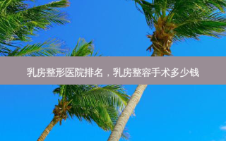  *** 整形医院排名， *** 整容手术多少钱