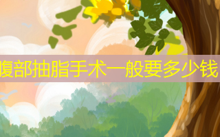 腹部抽脂手术一般要多少钱