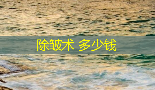 除皱术 多少钱-第1张图片-美呗严选网 除皱术 多少钱-第1张图片-美呗严选网