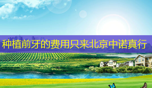 种植前牙的费用只来北京中诺真行-第1张图片-美呗严选网 种植前牙的费用只来北京中诺真行-第1张图片-美呗严选网