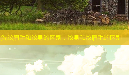 洗纹眉毛和纹身的区别,纹身和纹眉毛的区别-第1张图片-美呗严选网 洗纹眉毛和纹身的区别,纹身和纹眉毛的区别-第1张图片-美呗严选网