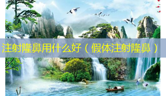 注射隆鼻用什么好(假体注射隆鼻)-第1张图片-美呗严选网 注射隆鼻用什么好(假体注射隆鼻)-第1张图片-美呗严选网