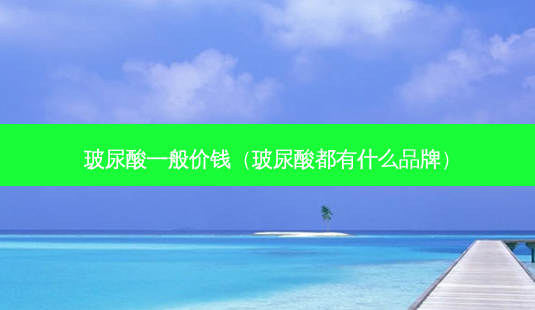 玻尿酸一般价钱(玻尿酸都有什么品牌)-第1张图片-美呗严选网 玻尿酸一般价钱(玻尿酸都有什么品牌)-第1张图片-美呗严选网