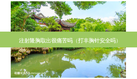 注射隆胸取出很痛苦吗(打丰胸针 *** 吗)-第1张图片-美呗严选网 注射隆胸取出很痛苦吗(打丰胸针 *** 吗)-第1张图片-美呗严选网