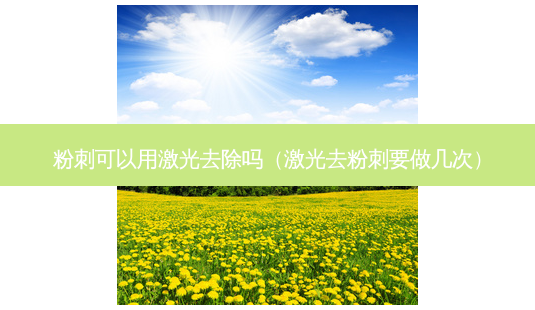 粉刺可以用激光去除吗(激光去粉刺要做几次)-第1张图片-美呗严选网 粉刺可以用激光去除吗(激光去粉刺要做几次)-第1张图片-美呗严选网