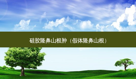 硅胶隆鼻山根肿(假体隆鼻山根)-第1张图片-美呗严选网 硅胶隆鼻山根肿(假体隆鼻山根)-第1张图片-美呗严选网