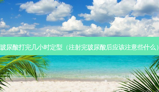 玻尿酸打完几小时定型(注射完玻尿酸后应该注意些什么)-第1张图片-美呗严选网 玻尿酸打完几小时定型(注射完玻尿酸后应该注意些什么)-第1张图片-美呗严选网