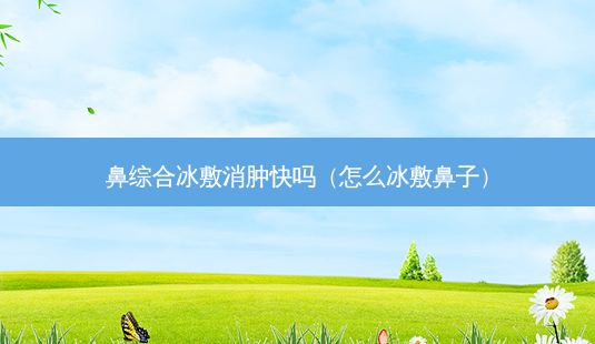 鼻综合冰敷消肿快吗(怎么冰敷鼻子)-第1张图片-美呗严选网 鼻综合冰敷消肿快吗(怎么冰敷鼻子)-第1张图片-美呗严选网