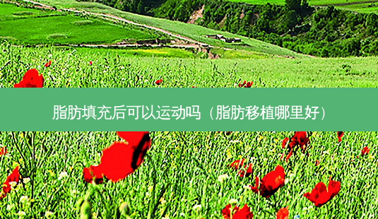 脂肪填充后可以运动吗(脂肪移植哪里好)-第1张图片-美呗严选网 脂肪填充后可以运动吗(脂肪移植哪里好)-第1张图片-美呗严选网