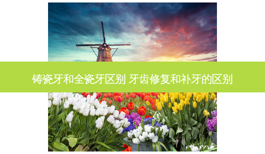 铸瓷牙和全瓷牙区别 牙齿修复和补牙的区别-第1张图片-美呗严选网 铸瓷牙和全瓷牙区别 牙齿修复和补牙的区别-第1张图片-美呗严选网