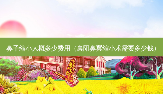 鼻子缩小大概多少费用(襄阳鼻翼缩小术需要多少钱)-第1张图片-美呗严选网 鼻子缩小大概多少费用(襄阳鼻翼缩小术需要多少钱)-第1张图片-美呗严选网