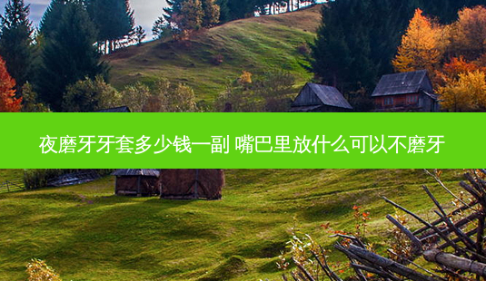 夜磨牙牙套多少钱一副 嘴巴里放什么可以不磨牙-第1张图片-美呗严选网 夜磨牙牙套多少钱一副 嘴巴里放什么可以不磨牙-第1张图片-美呗严选网