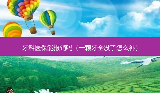 牙科医保能报销吗(一颗牙全没了怎么补)-第1张图片-美呗严选网 牙科医保能报销吗(一颗牙全没了怎么补)-第1张图片-美呗严选网
