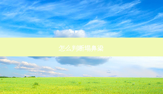 怎么判断塌鼻梁-第1张图片-美呗严选网 怎么判断塌鼻梁-第1张图片-美呗严选网