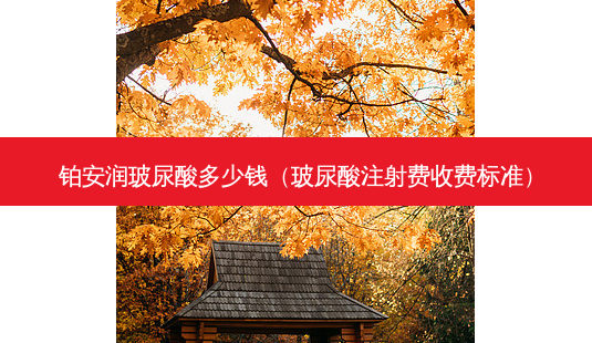 铂安润玻尿酸多少钱(玻尿酸注射费收费标准)-第1张图片-美呗严选网 铂安润玻尿酸多少钱(玻尿酸注射费收费标准)-第1张图片-美呗严选网