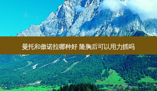 曼托和傲诺拉哪种好 隆胸后可以用力抓吗-第1张图片-美呗严选网 曼托和傲诺拉哪种好 隆胸后可以用力抓吗-第1张图片-美呗严选网