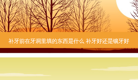 补牙前在牙洞里填的东西是什么 补牙好还是镶牙好-第1张图片-美呗严选网 补牙前在牙洞里填的东西是什么 补牙好还是镶牙好-第1张图片-美呗严选网