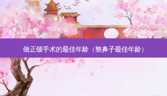 做正颌手术的佳年龄(整鼻子佳年龄)-第1张图片-美呗严选网 做正颌手术的佳年龄(整鼻子佳年龄)-第1张图片-美呗严选网
