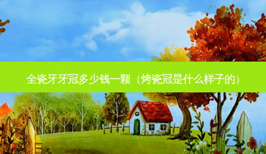 全瓷牙牙冠多少钱一颗(烤瓷冠是什么样子的)-第1张图片-美呗严选网 全瓷牙牙冠多少钱一颗(烤瓷冠是什么样子的)-第1张图片-美呗严选网