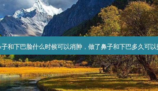 做了鼻子和下巴脸什么时候可以消肿,做了鼻子和下巴多久可以打水光-第1张图片-美呗严选网 做了鼻子和下巴脸什么时候可以消肿,做了鼻子和下巴多久可以打水光-第1张图片-美呗严选网