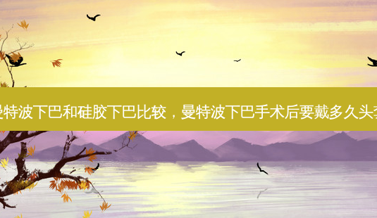 曼特波下巴和硅胶下巴比较,曼特波下巴手术后要戴多久头套-第1张图片-美呗严选网 曼特波下巴和硅胶下巴比较,曼特波下巴手术后要戴多久头套-第1张图片-美呗严选网