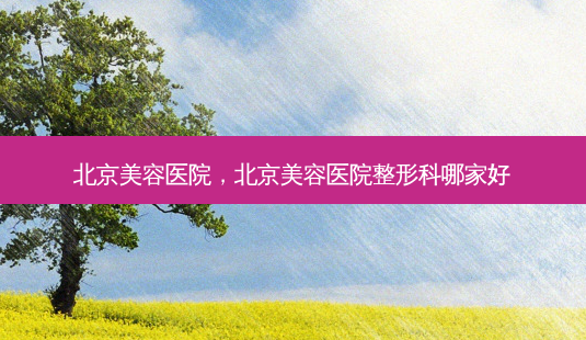 北京美容医院,北京美容医院整形科哪家好-第1张图片-美呗严选网 北京美容医院,北京美容医院整形科哪家好-第1张图片-美呗严选网