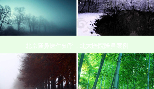 北京隆鼻医生知乎，北大医院隆鼻案例-第1张图片-美呗严选网