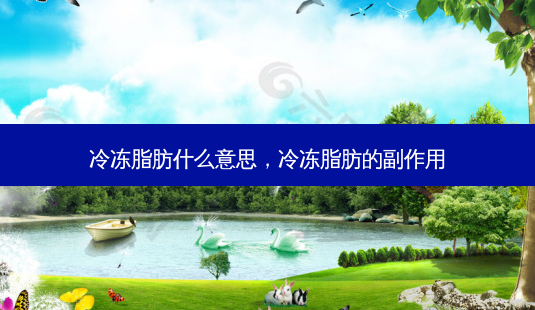 冷冻脂肪什么意思,冷冻脂肪的副作用-第1张图片-美呗严选网 冷冻脂肪什么意思,冷冻脂肪的副作用-第1张图片-美呗严选网