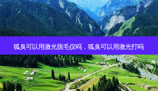 狐臭可以用激光脱毛仪吗,狐臭可以用激光打吗-第1张图片-美呗严选网 狐臭可以用激光脱毛仪吗,狐臭可以用激光打吗-第1张图片-美呗严选网