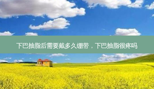 下巴抽脂后需要戴多久绷带,下巴抽脂很疼吗-第1张图片-美呗严选网 下巴抽脂后需要戴多久绷带,下巴抽脂很疼吗-第1张图片-美呗严选网
