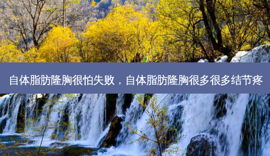 自体脂肪隆胸很怕失败,自体脂肪隆胸很多很多结节疼-第1张图片-美呗严选网 自体脂肪隆胸很怕失败,自体脂肪隆胸很多很多结节疼-第1张图片-美呗严选网