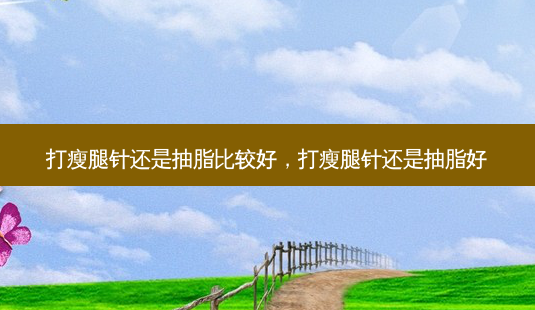 打瘦腿针还是抽脂比较好,打瘦腿针还是抽脂好-第1张图片-美呗严选网 打瘦腿针还是抽脂比较好,打瘦腿针还是抽脂好-第1张图片-美呗严选网