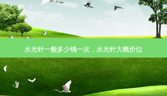 水光针一般多少钱一次,水光针大概价位-第1张图片-美呗严选网 水光针一般多少钱一次,水光针大概价位-第1张图片-美呗严选网