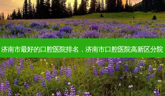 济南市好的口腔医院排名,济南市口腔医院高新区分院-第1张图片-美呗严选网 济南市好的口腔医院排名,济南市口腔医院高新区分院-第1张图片-美呗严选网