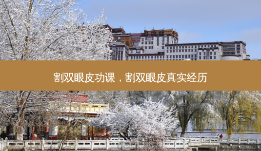 割双眼皮功课,割双眼皮真实经历-第1张图片-美呗严选网 割双眼皮功课,割双眼皮真实经历-第1张图片-美呗严选网